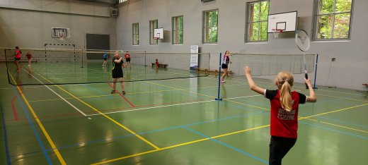 Mecze turnieju badmintona