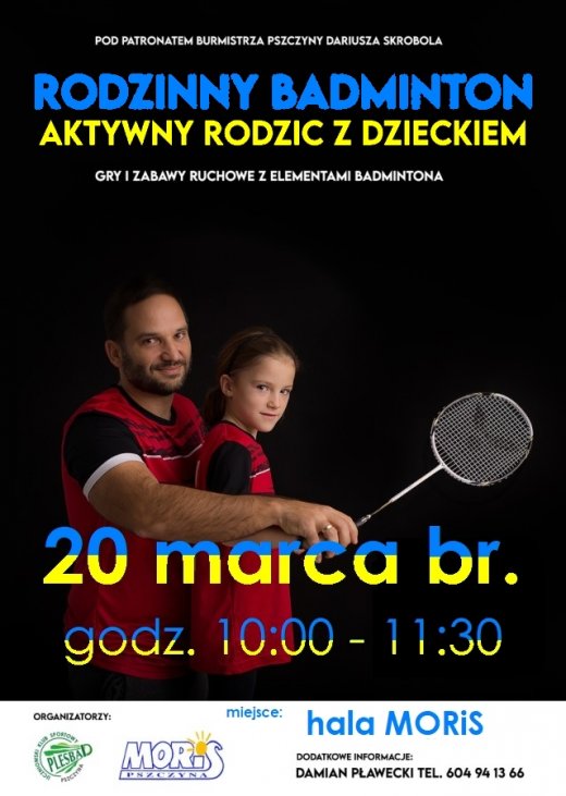 rodzinny badminton z Ukrainą