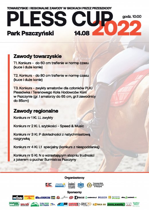 zawody konne 2022 plakat