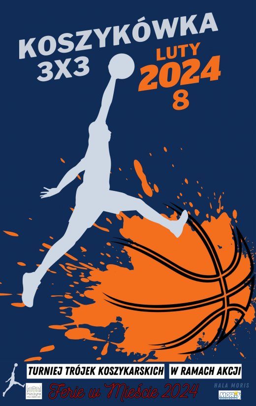 koszykówka 3x3 plakat